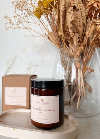 Bergamot + Banksia Soy Candle - Ashwood & Co.