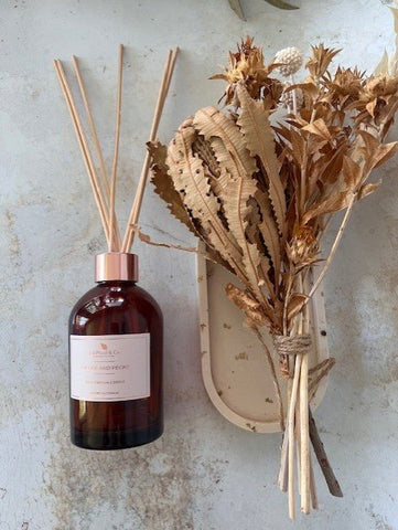 Reed Diffuser - Lychee + Peony - Ashwood & Co.