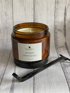 AshWood & Co. X-large Soy Candle + Matt Black Wick Trimmers - Ashwood & Co. 