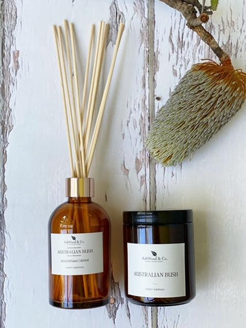 Australian Bush Soy Candle + Diffuser Gift Pack - Ashwood & Co. 