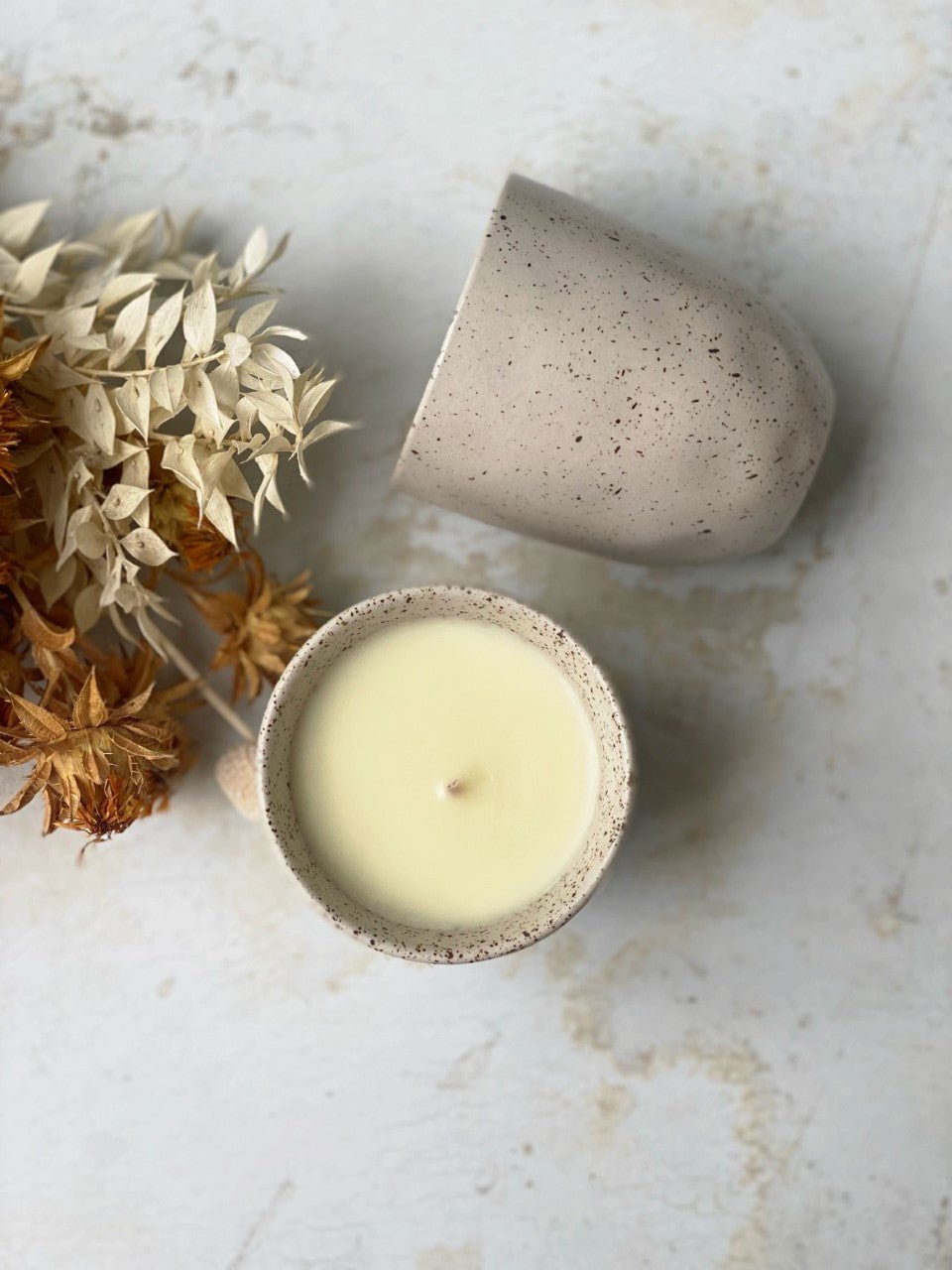 Bergamot + Banksia 'latte cup' Soy Candle - Ashwood & Co.