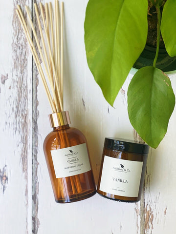 Vanilla Soy Candle + Diffuser Gift Pack - Ashwood & Co. 