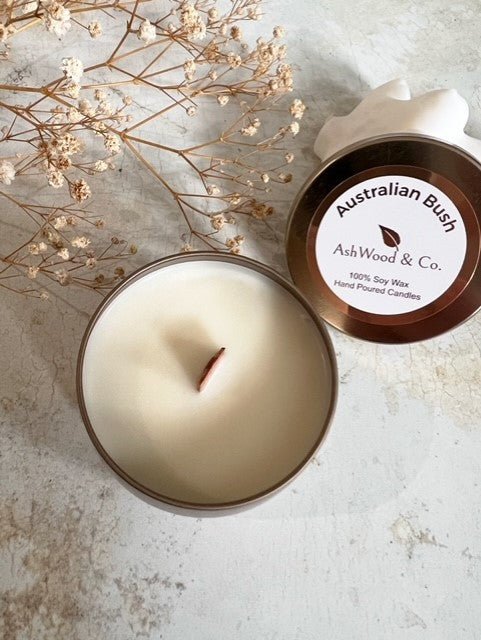 Wood Wick Candle Tins